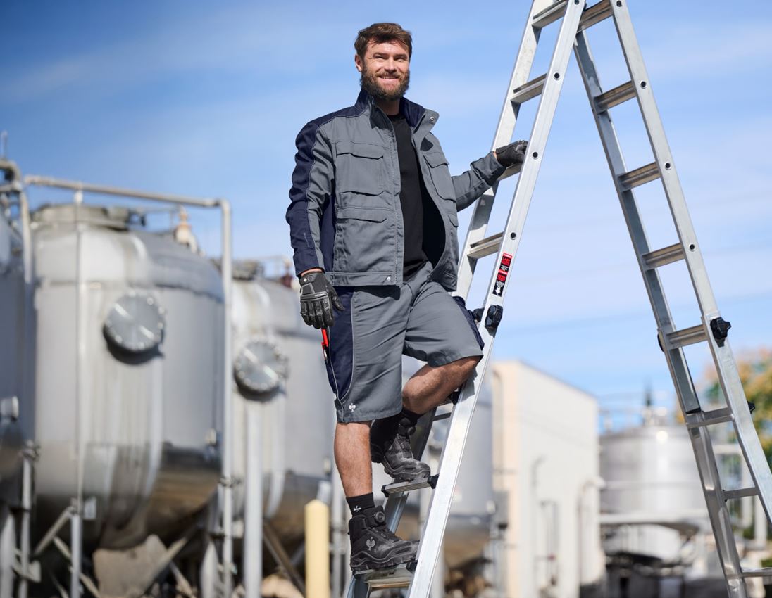Werkbroeken: Short e.s.active + grijs/donkerblauw 3