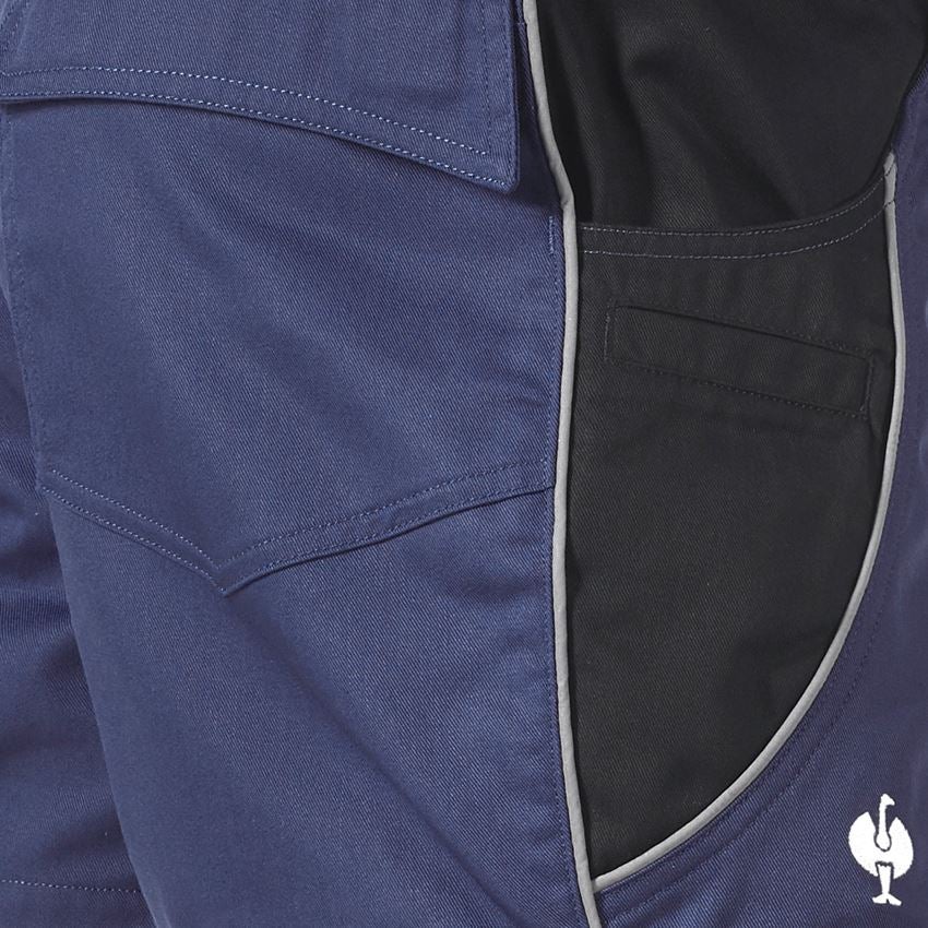 Pantalons de travail: X-Short e.s.active + bleu foncé/noir 2