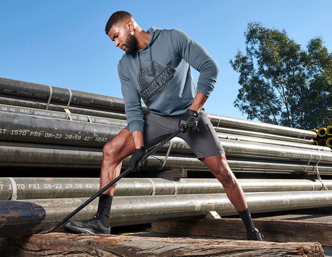 Werkbroeken: Short e.s.iconic + carbongrijs 2