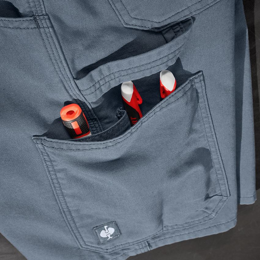 Werkbroeken: Short e.s.iconic + oxideblauw 2
