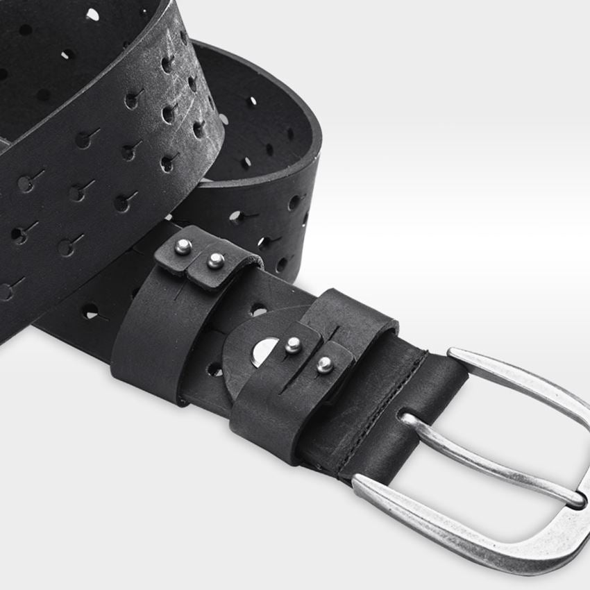 Accessoires: Ledergürtel e.s.roughtough PX2 + schwarz 2