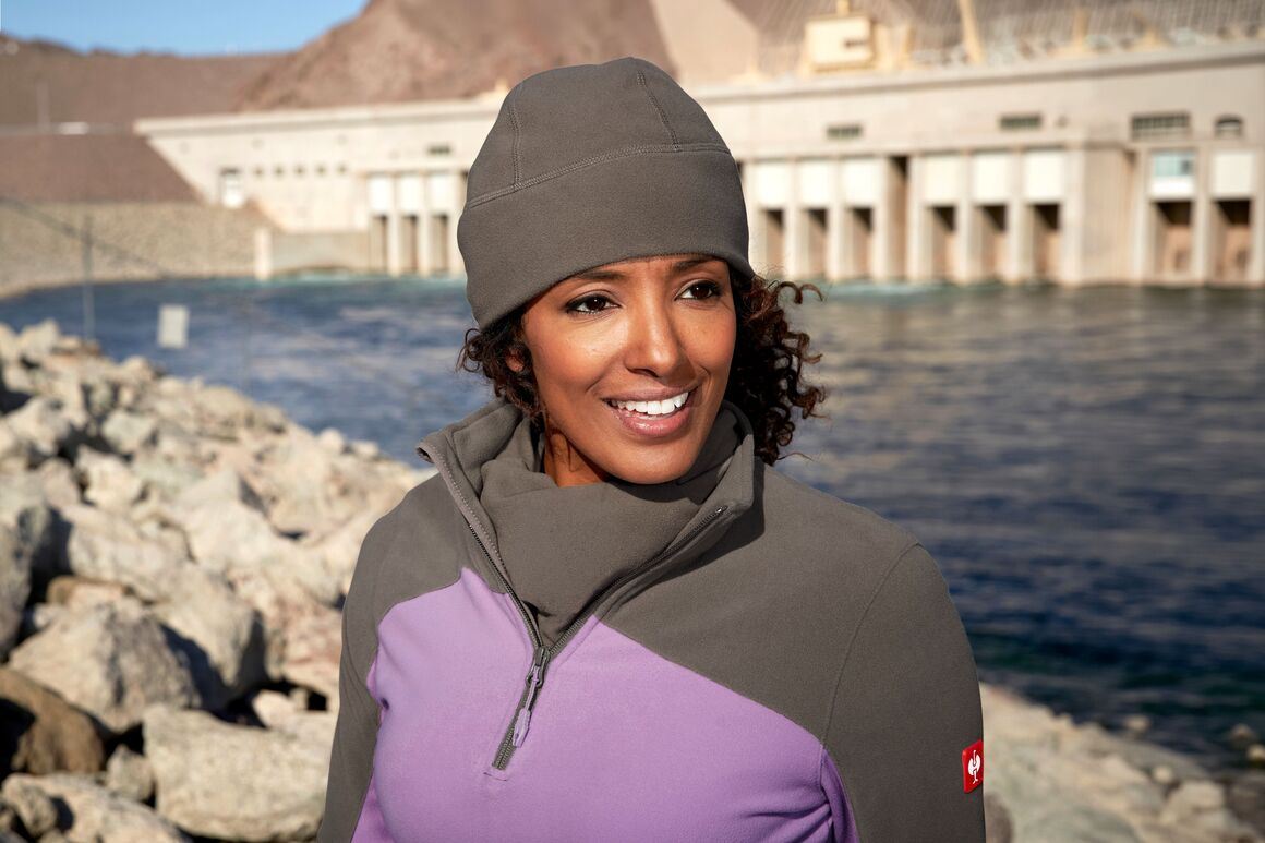 Accessoires: e.s. FIBERTWIN® microfleece muts + steen