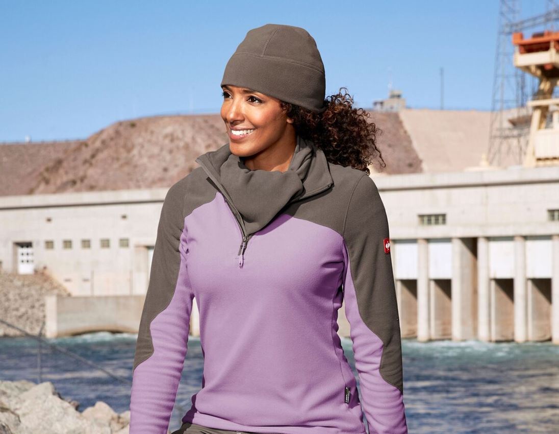 Accessoires: e.s. FIBERTWIN® microfleece muts + steen 1