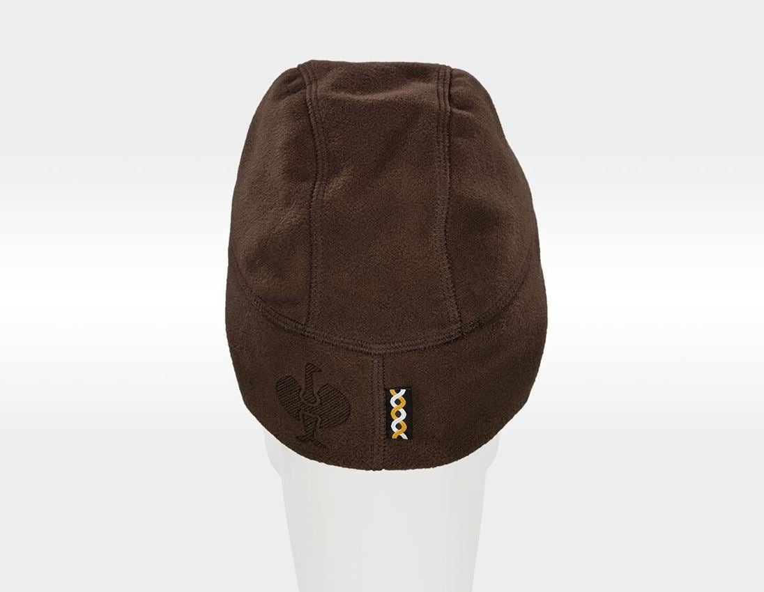 Accessoires: e.s. FIBERTWIN® microfleece muts + kastanje 2