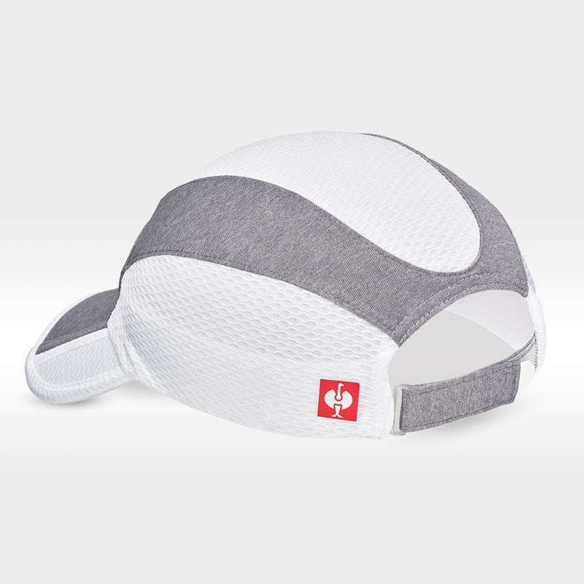 Accessoires: e.s. Functionele cap Comfort fit + wit/platina-melange 2