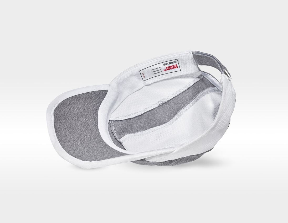 Accessoires: e.s. Functionele cap Comfort fit + wit/platina-melange 1