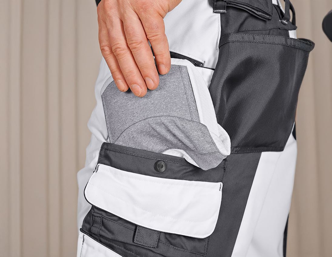 Accessoires: e.s. Functionele cap Comfort fit + wit/platina-melange 2