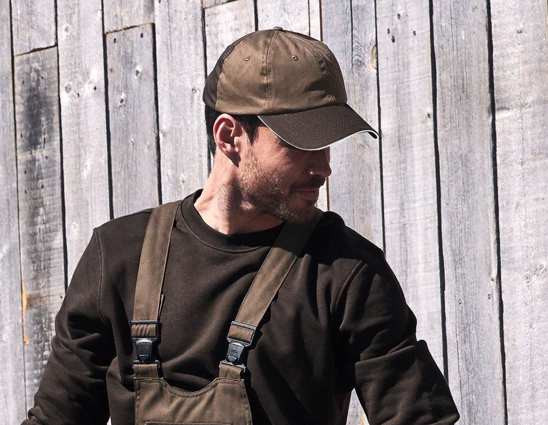 Accessoires: e.s. Cap color + hazelnoot/kastanje