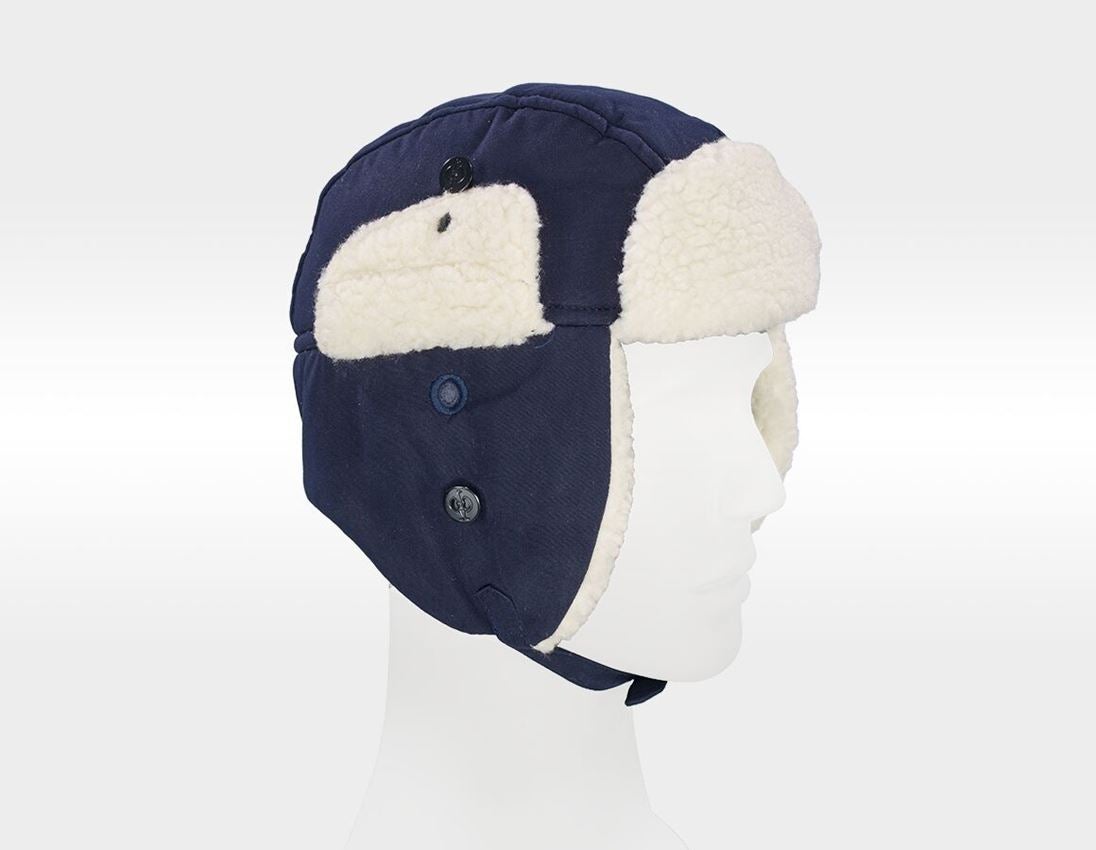 Accessoires: e.s. Bonnet d‘hiver cotton touch + bleu nuit 1
