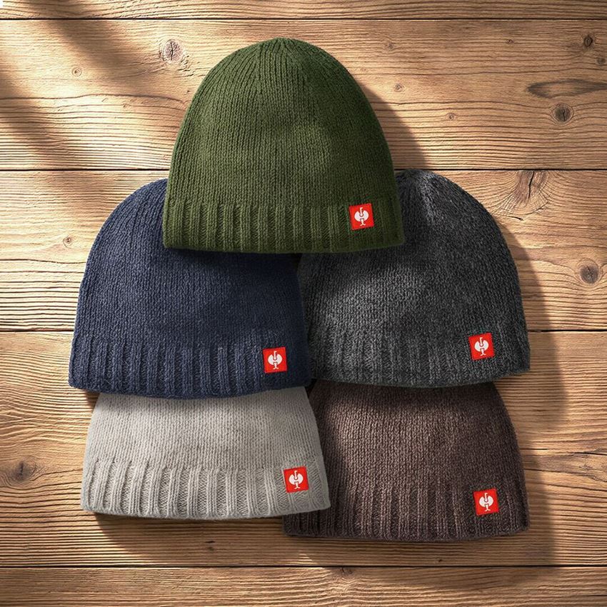 Accessoires: e.s. Grof gebreide muts + natuur 2