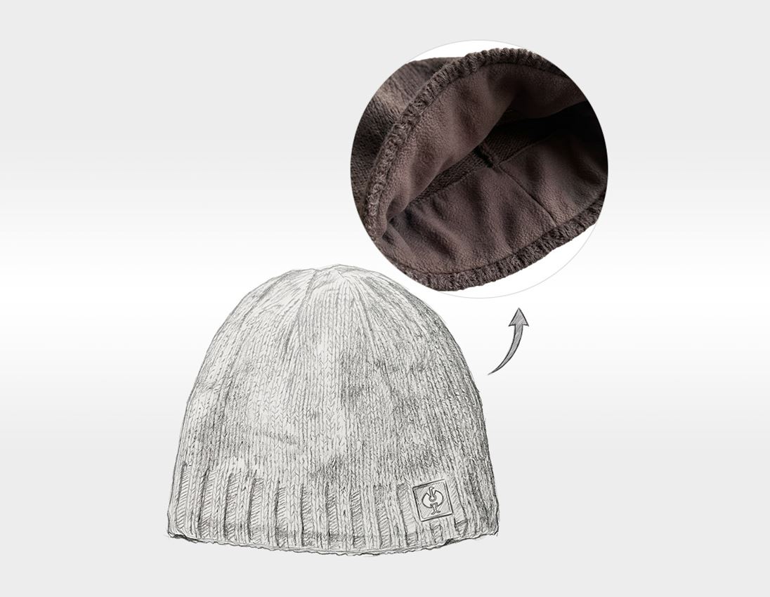 Accessoires: e.s. Grof gebreide muts + schors 1