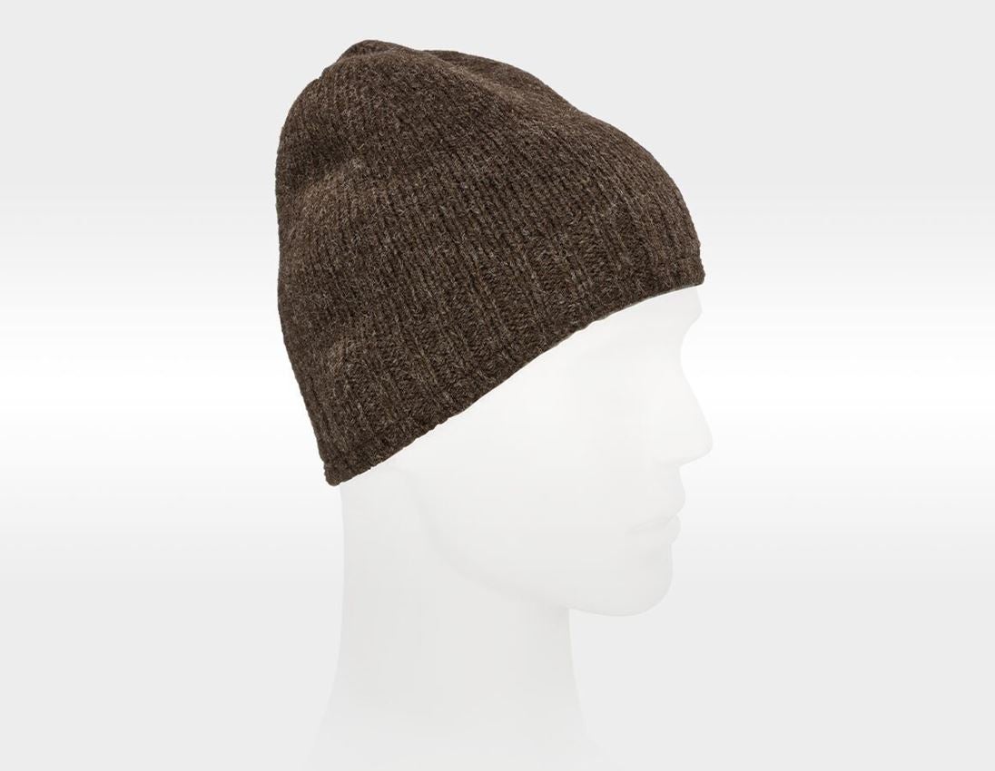 Accessoires: e.s. Bonnet tricoté chaud + écorce 2
