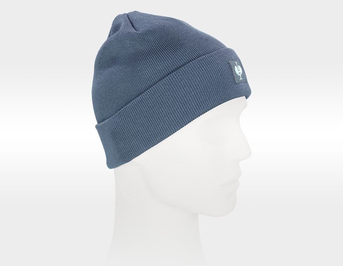 Accessoires: Bonnet tricoté e.s.iconic + bleu oxyde 4