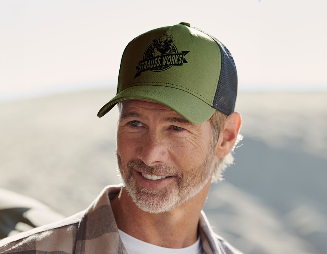 Accessoires: Casquette e.s.iconic works + vert montagne