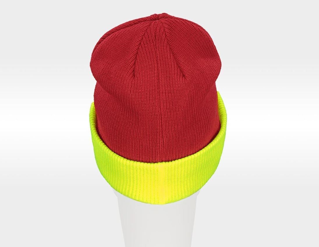 Accessoires: Bonnet tricoté e.s.motion 24/7 + rouge/jaune fluo 6
