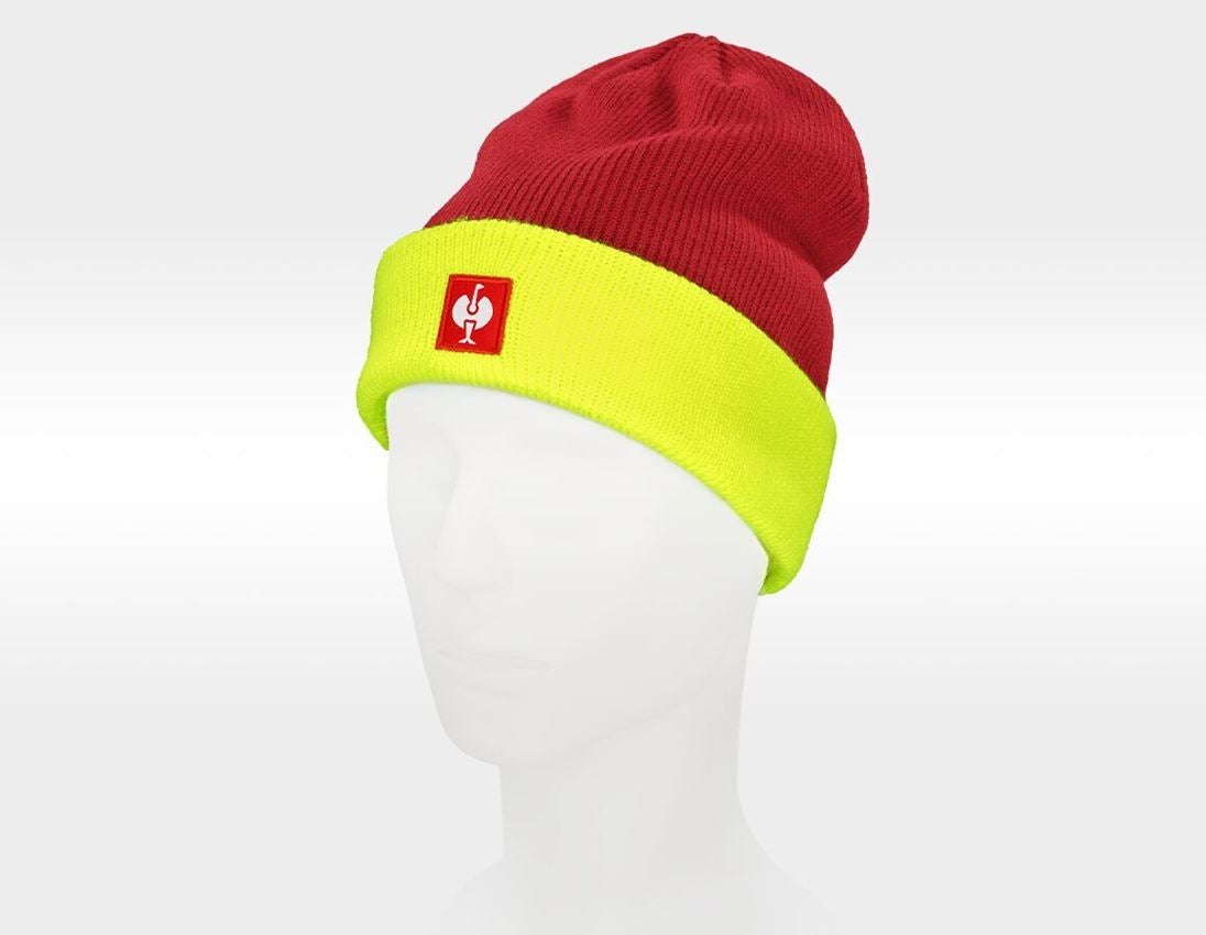 Accessoires: Bonnet tricoté e.s.motion 24/7 + rouge/jaune fluo 4