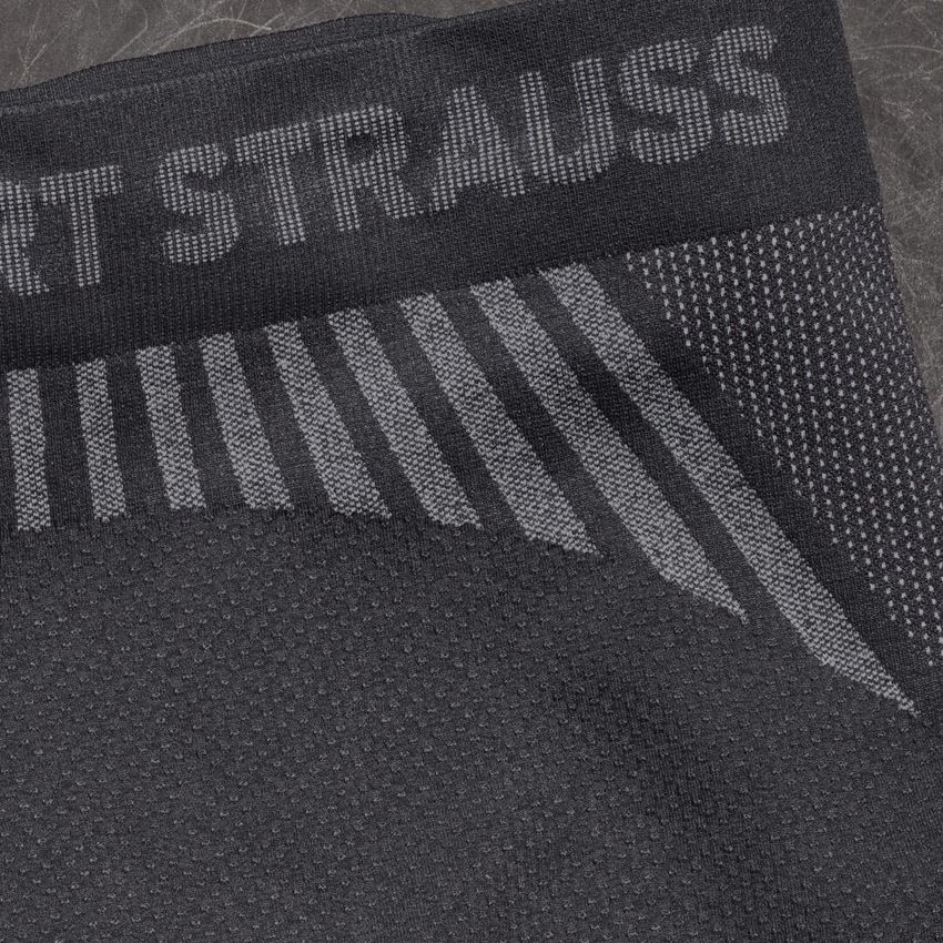Thermo Ondergoed	: Functionele longpants e.s.trail seamless-warm,dame + zwart/bazaltgrijs 2
