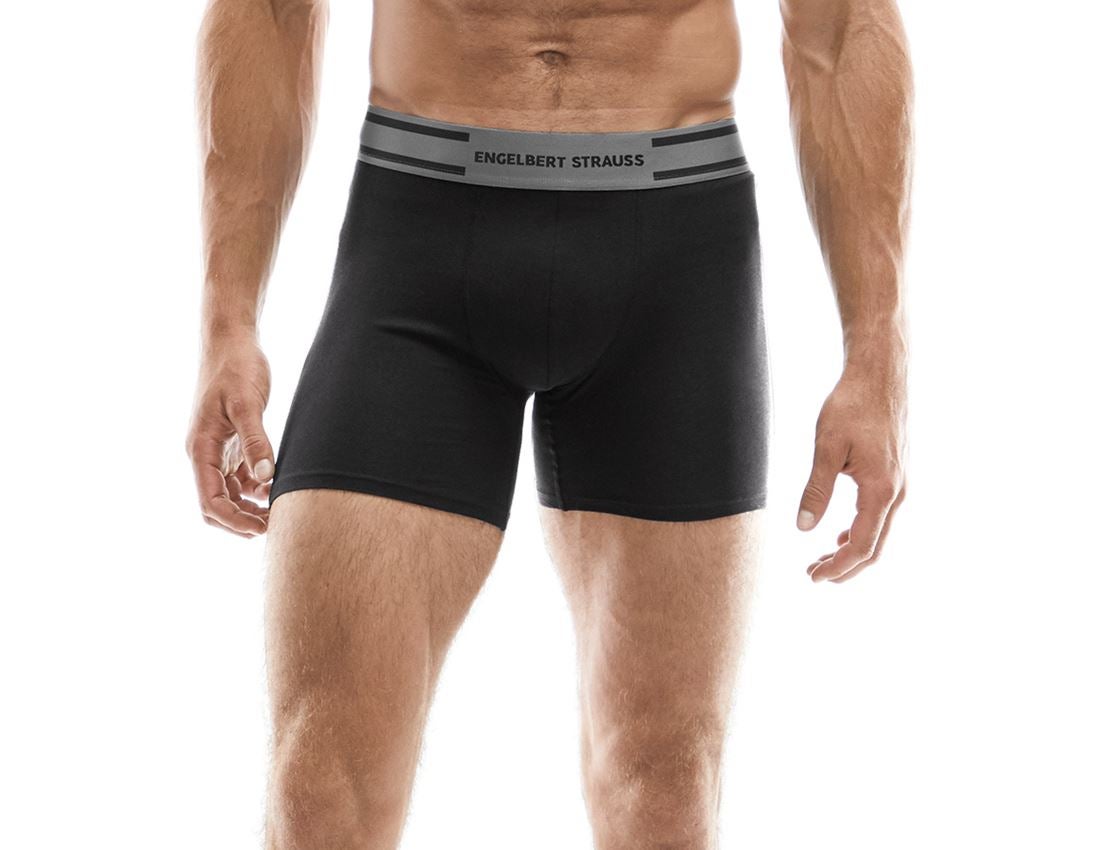 Bekleidung: SET: 6x e.s. cotton stretch longleg Pants + schwarz/zement 1