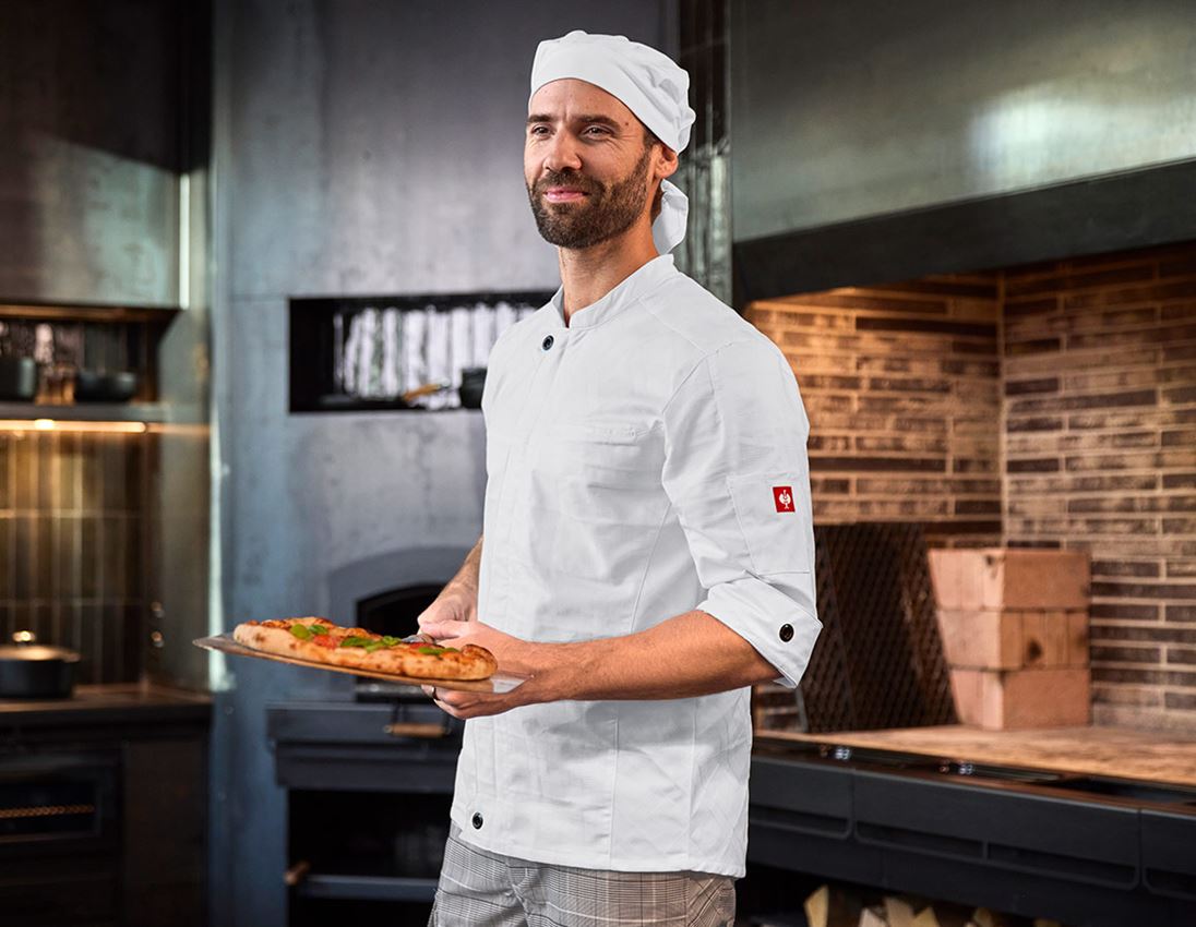 Werkjassen: Werkjack korte mouw e.s.fusion, heren + wit