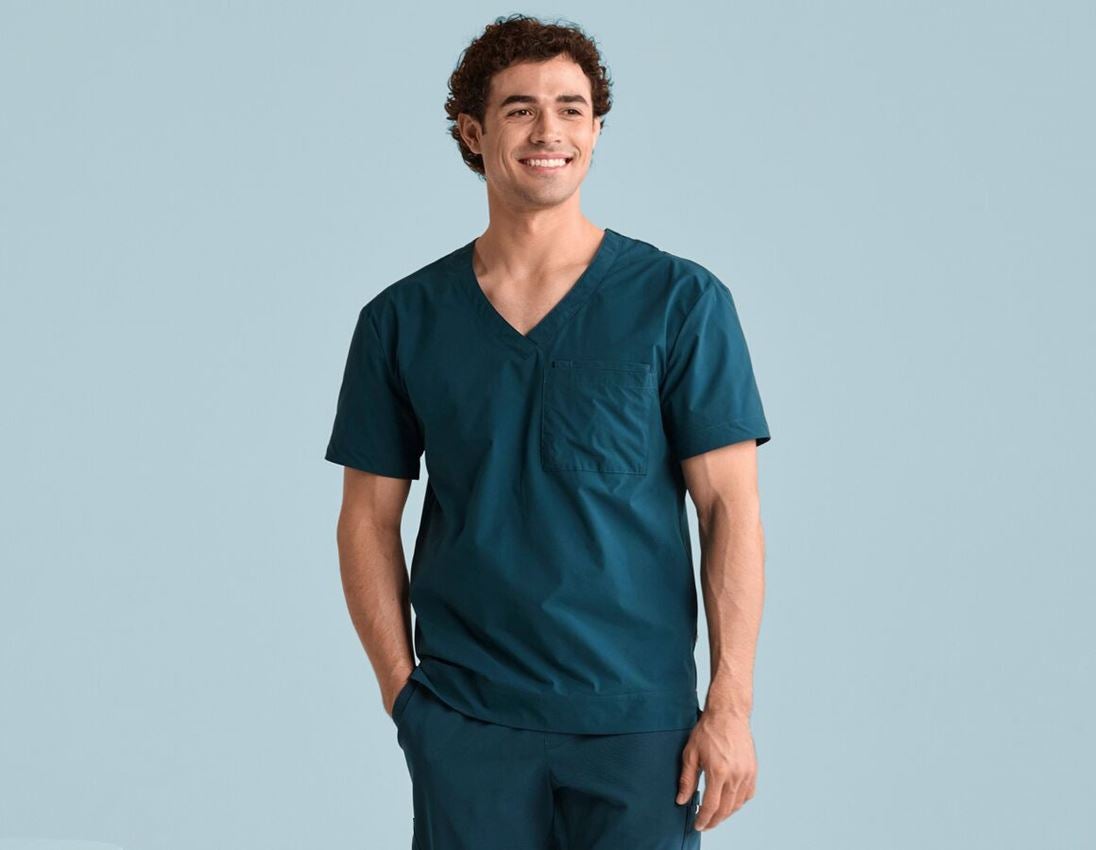 Bekleidung: Pocket Shirt e.s.avida, Herren + seeblau