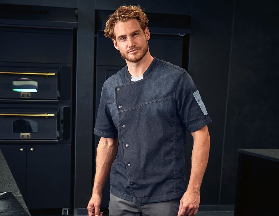 Shirts & Co.: e.s. Kochjacke denim + mediumwashed