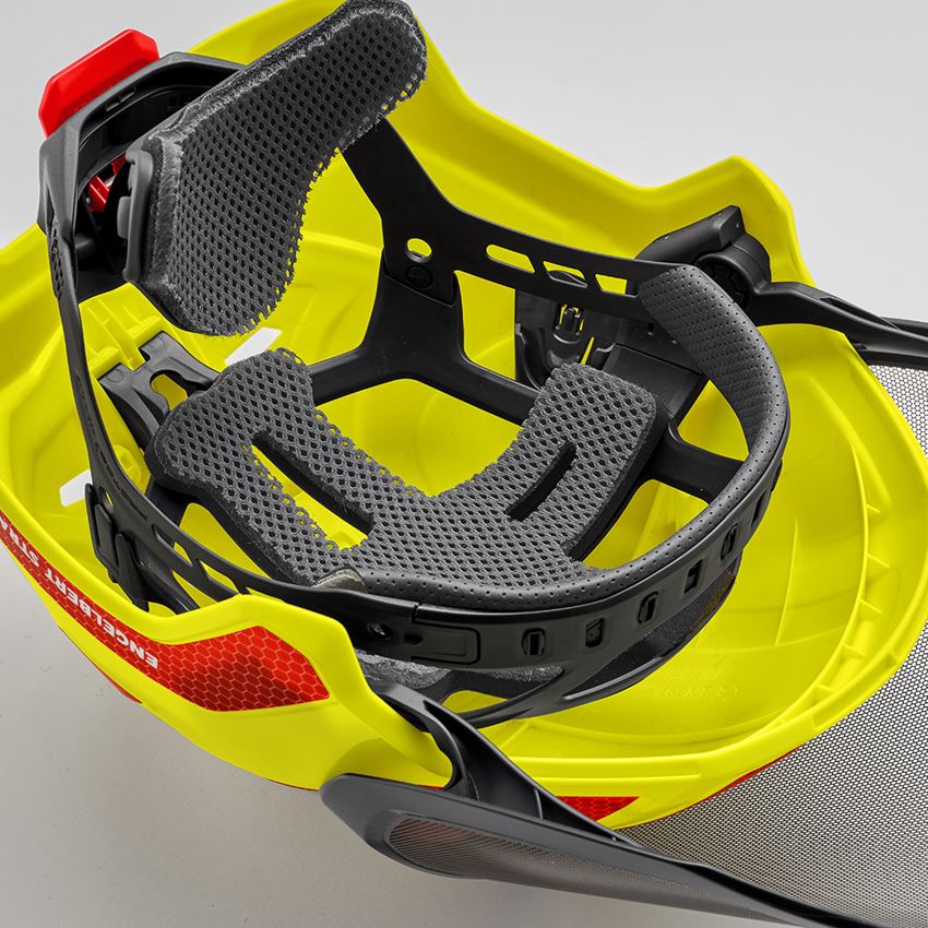 Cadeaux plus grands: e.s. Casque de forestier Protos® + jaune fluo/rouge vif 2