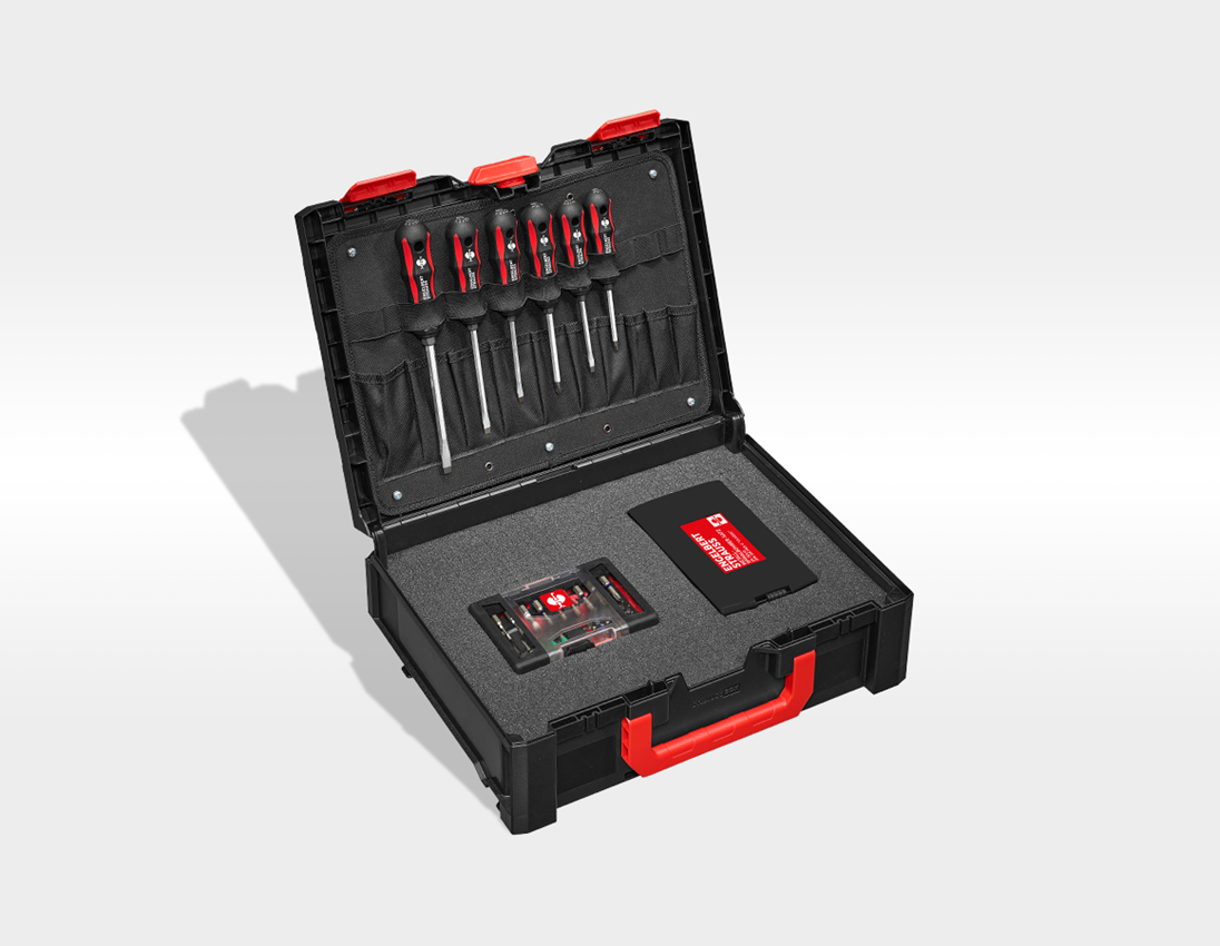 STRAUSSbox Systeem: STRAUSSbox 145 midi+ + zwart/rood 1