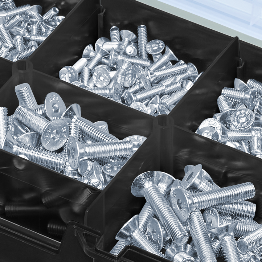 Schroeven: Assortiment bouten verzonken kop DIN 7991 in STbox 2