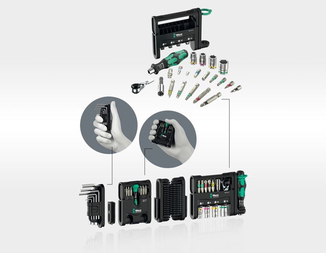 Embouts: Wera Tool-Check kit Modular 1, 50 pièces