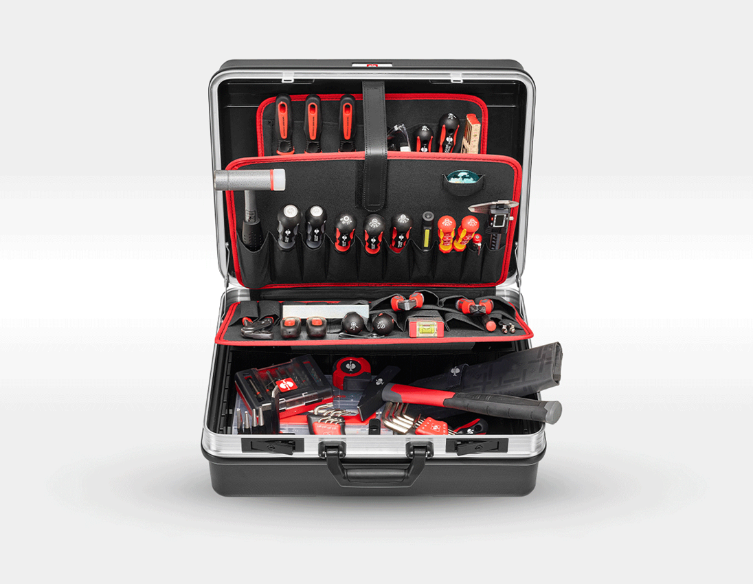 Mallette à outils: Jeu d'outils métal avec coffre à outils