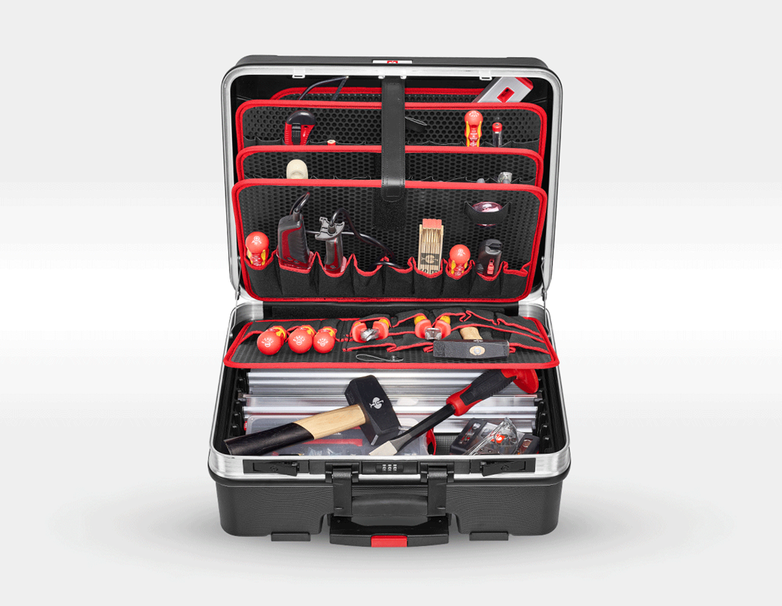 Gereedschapskoffers: Gereedschapsset elektro incl. gereedschapskoffer