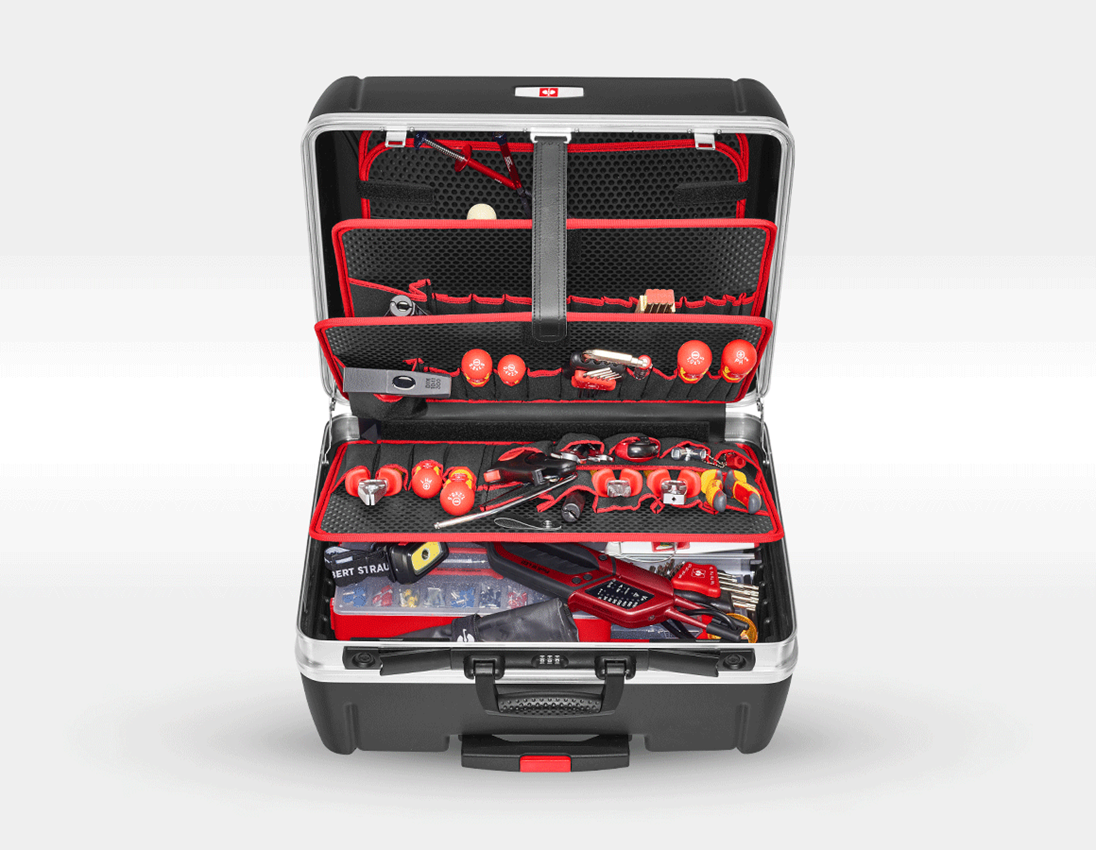 Mallette à outils: Jeu d'outils électrique professionnel avec coffre