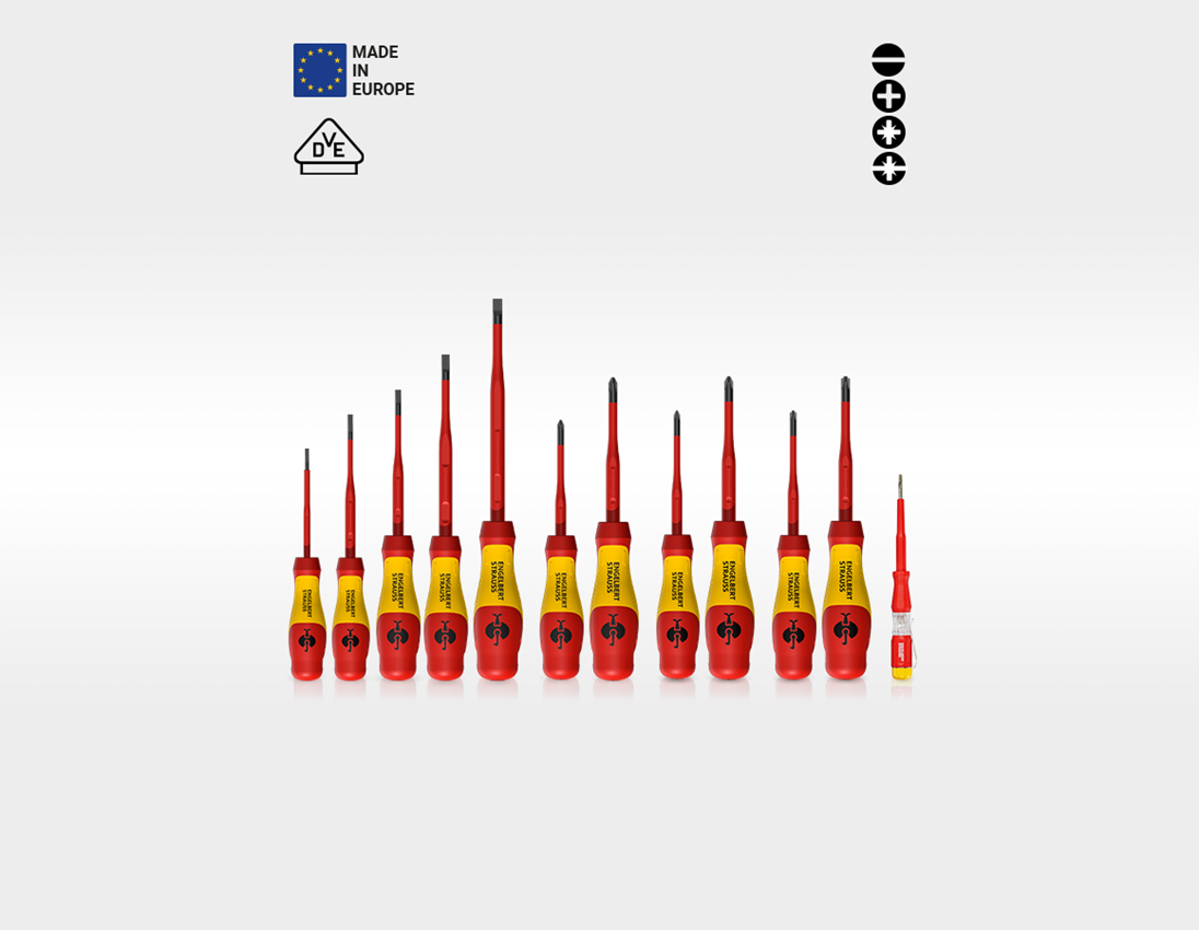 Gereedschapskoffers: Gereedschapsset Elektro Meister pro