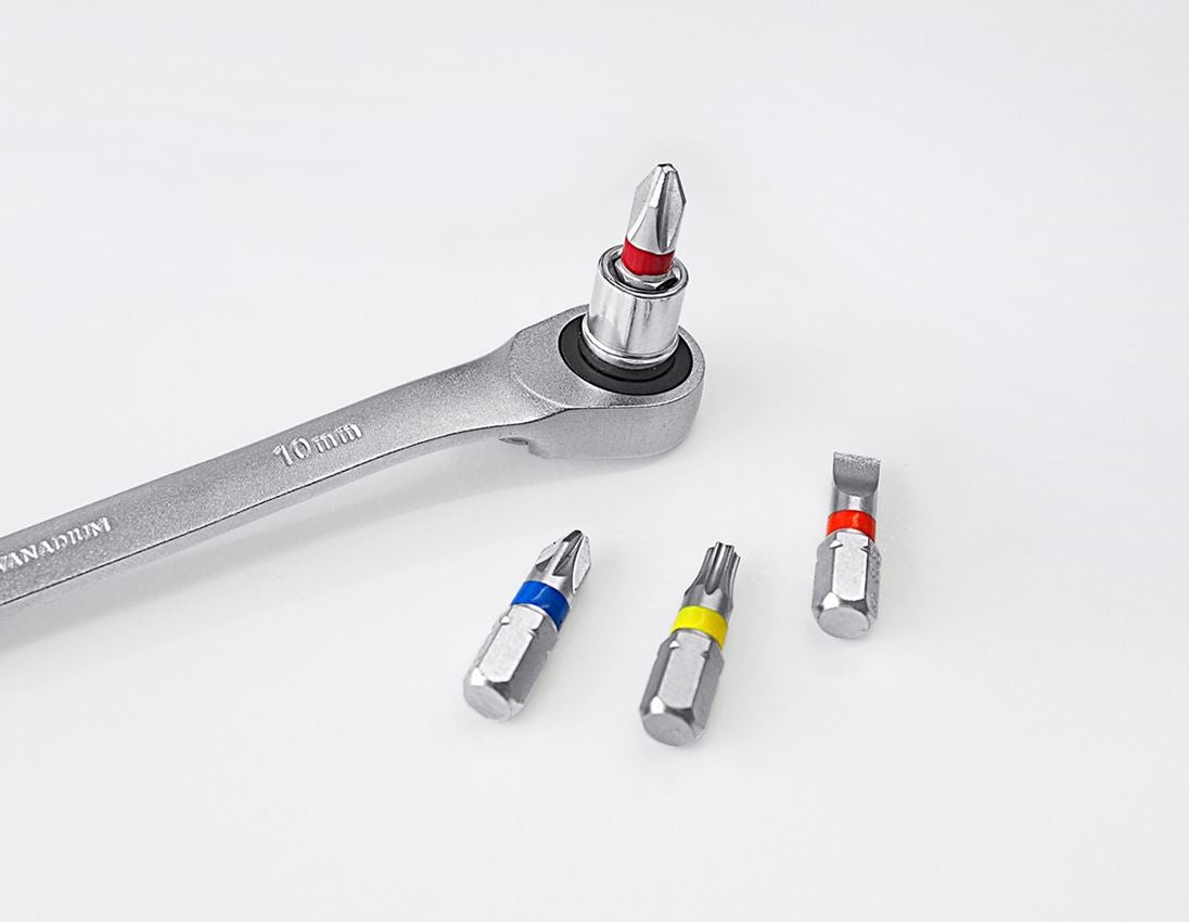 Schroefsleutels: Ratsch-Tech-set recht in STRAUSSbox mini 1