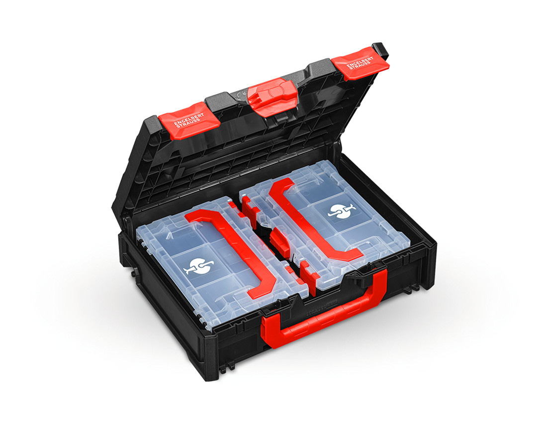 STRAUSSbox System: Steckschl.-Satz power grip 1/2+1/4 in STRAUSSbox 3