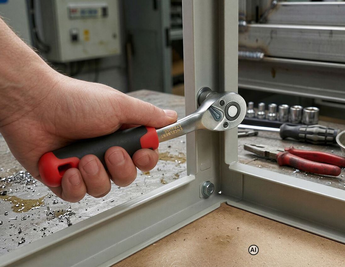 AI-gegenereerd / bewerkt - STRAUSSbox Systeem: STRAUSSbox small steeksleutelset 1/4" inlay 1