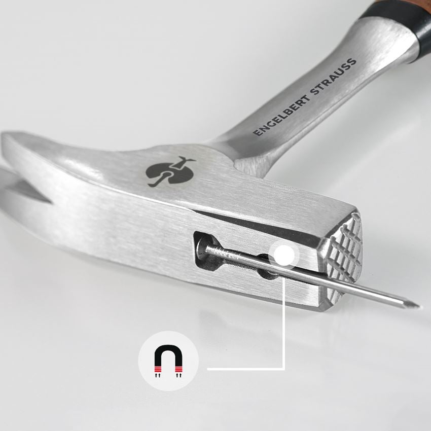 Werkzeuge: SET: e.s. Meisterhammer Leder + e.s. Hammerhalter 2