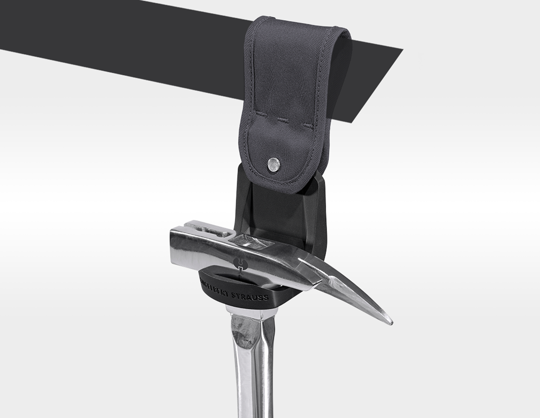 Werkzeuge: SET: e.s. Meisterhammer Leder + e.s. Hammerhalter 2