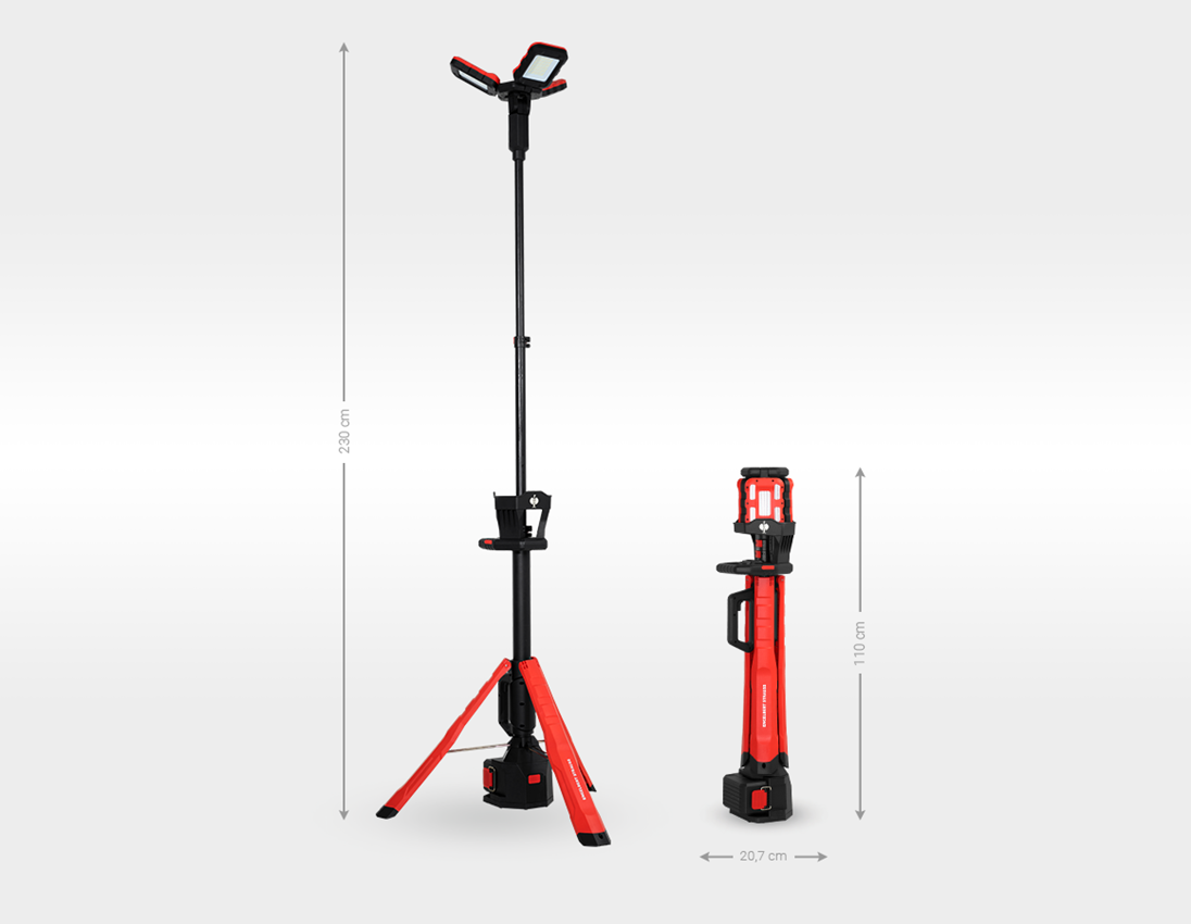 Lampes | Eclairages: Lampe de travail LED hybride WL 10 000 + adapt. 4