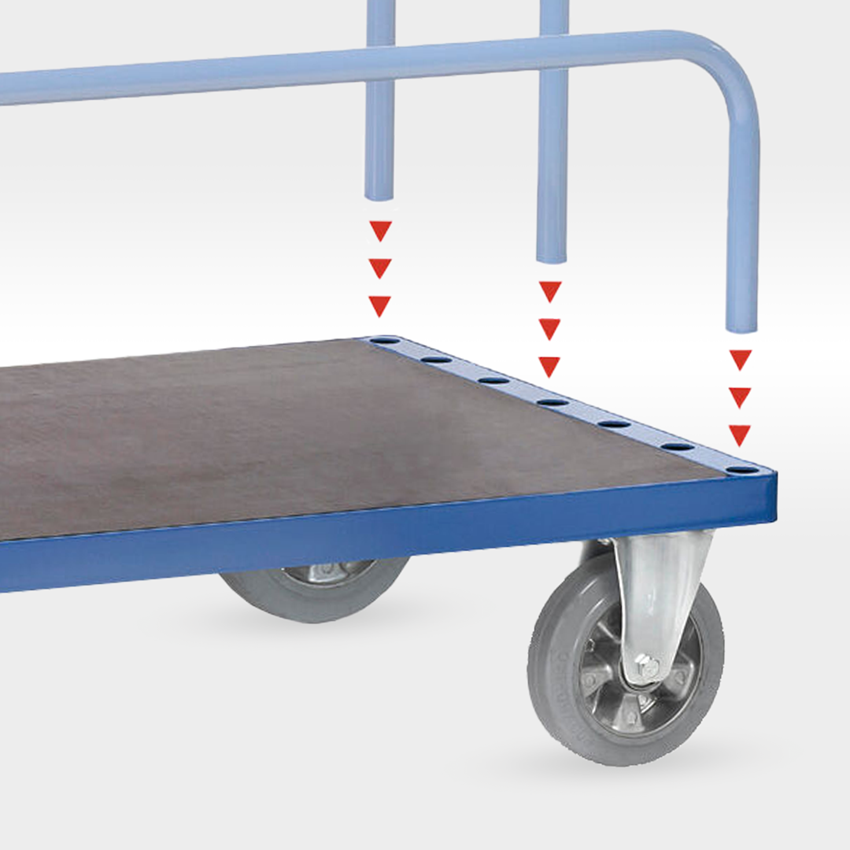 Strijkwagen: Platenwagen voor insteekbeugels 2