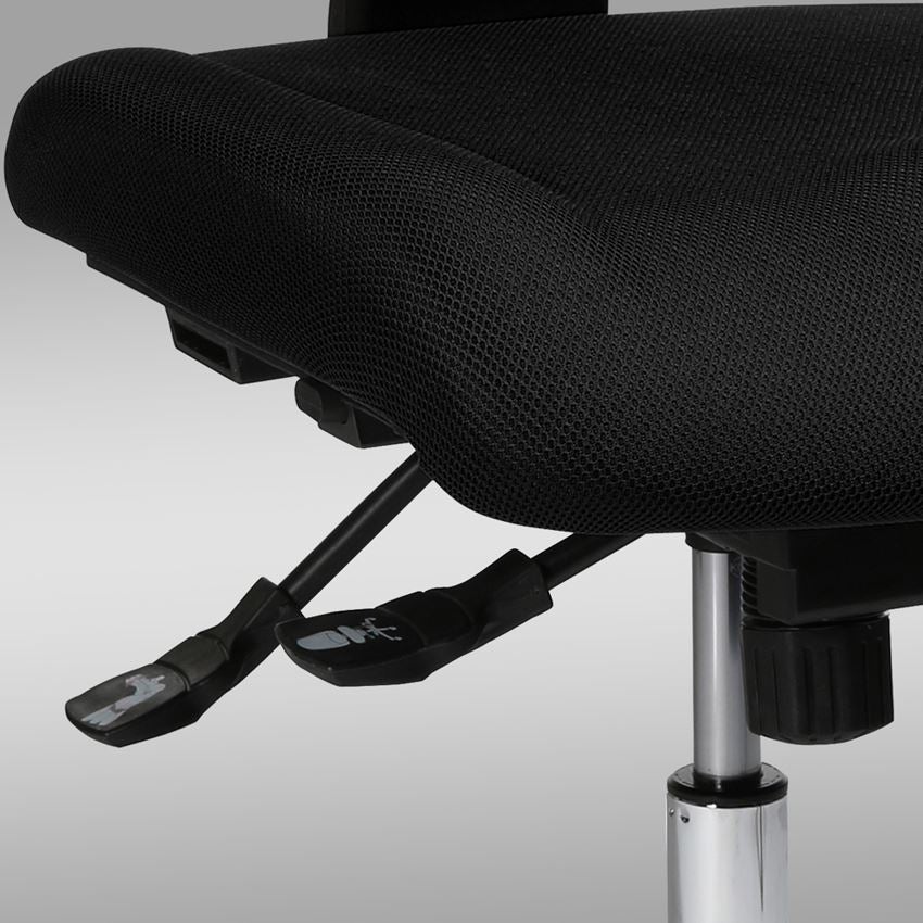 Stoelen: Bureaudraaistoel Komfort + zwart 2