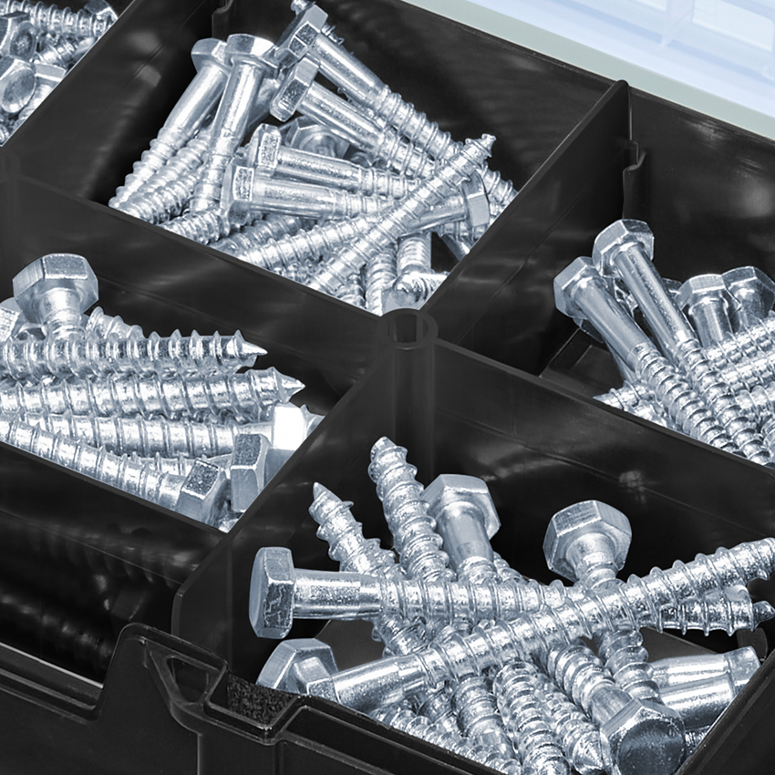 Vis: Vis à bois à six pans DIN 571 dans STRAUSSbox mini 2