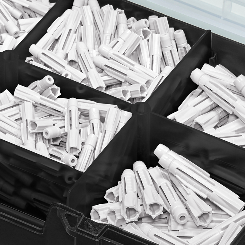 Pluggen: Assortiment universele pluggen UD in STRAUSSbox 2