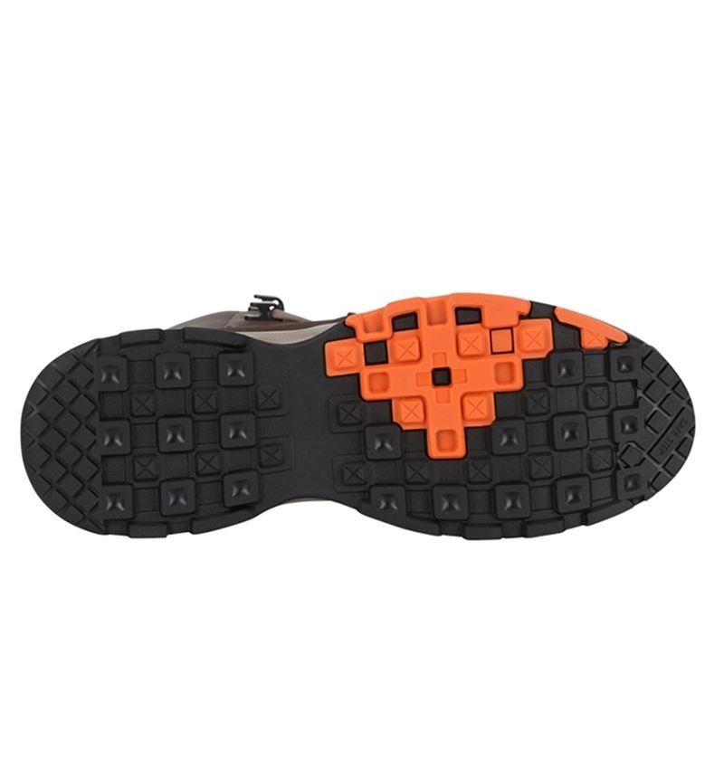 O2: O2 Berufsschuhe e.s. Ruma mid + kastanie/radiantorange 2