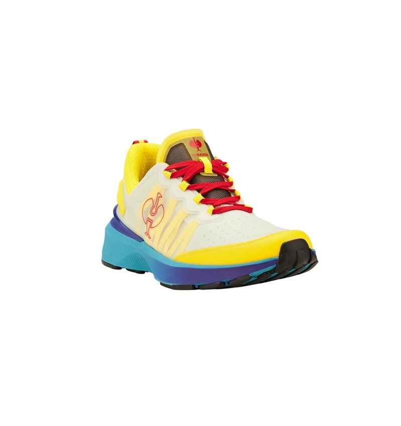 Schoenen: O1 Werkschoenen e.s. Gambela + geel/petrol 2