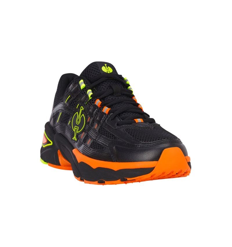 O1: O1 Chaussures de travail e.s. Lewistown low + noir/orange fluo/jaune fluo 5