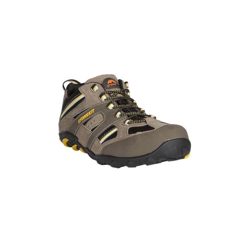 S1: STONEKIT S1 Sicherheitshalbschuhe Zürich + beige/schwarz/gelb 2