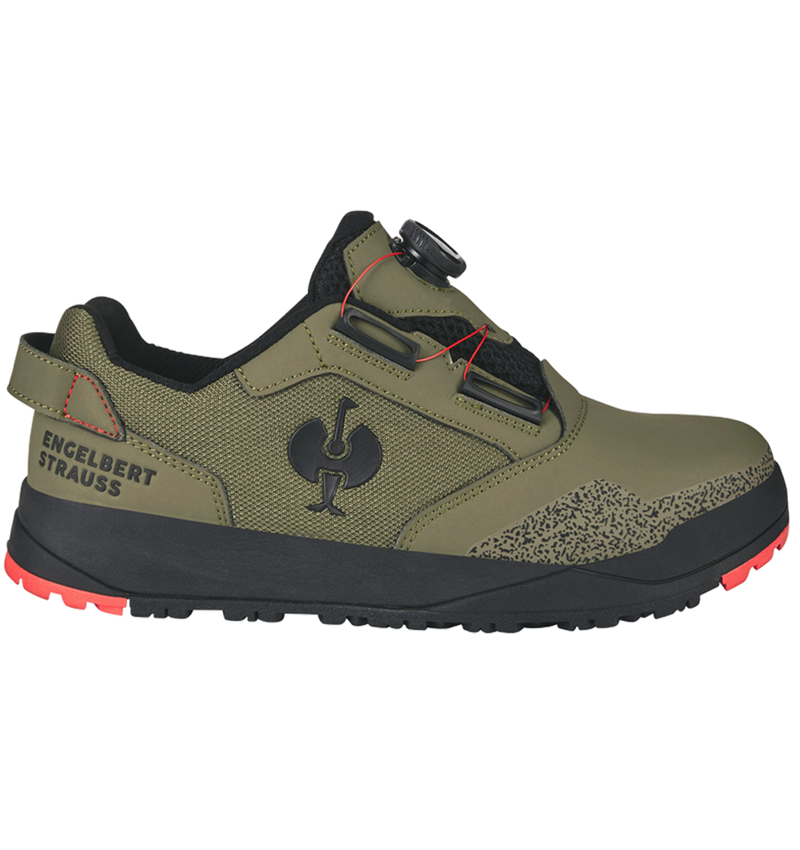 S1: S1 Sicherheitshalbschuhe e.s. Nakuru low + stipagrün/solarrot 3