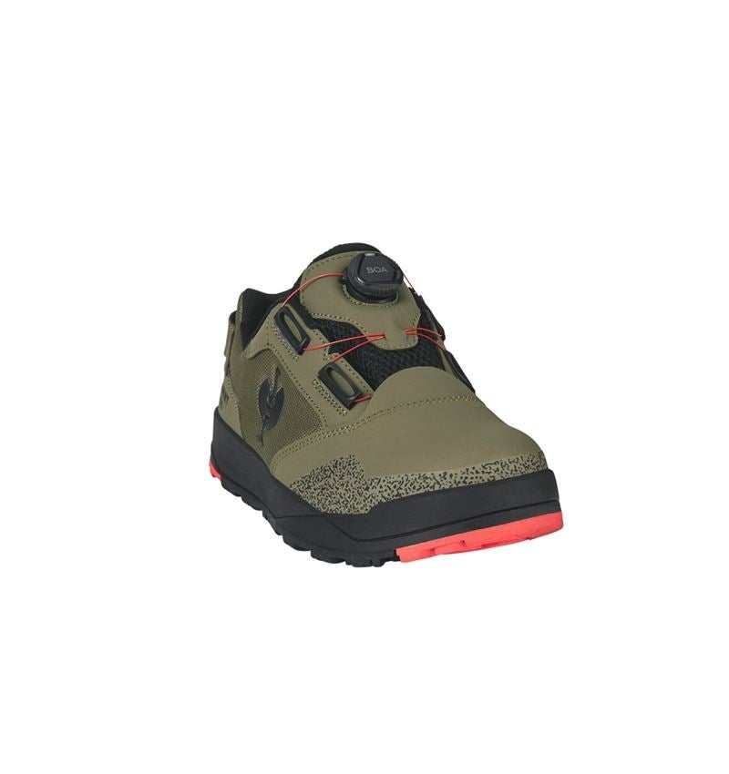 S1: S1 Sicherheitshalbschuhe e.s. Nakuru low + stipagrün/solarrot 4