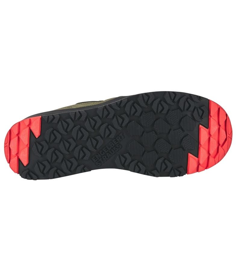 S1: S1 Sicherheitshalbschuhe e.s. Nakuru low + stipagrün/solarrot 5